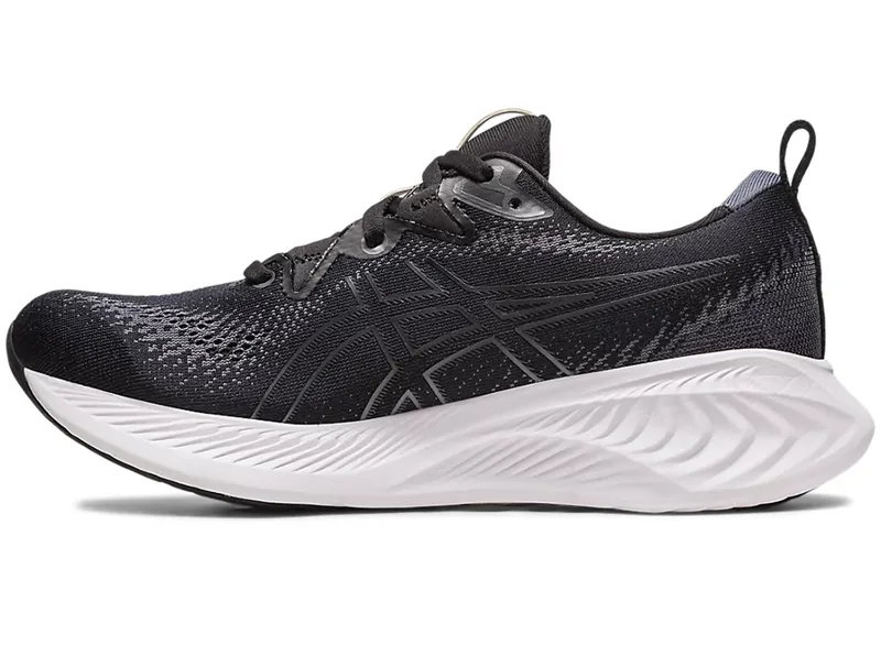 Asics Women's GEL-Cumulus 25 Narrow Black/White-1